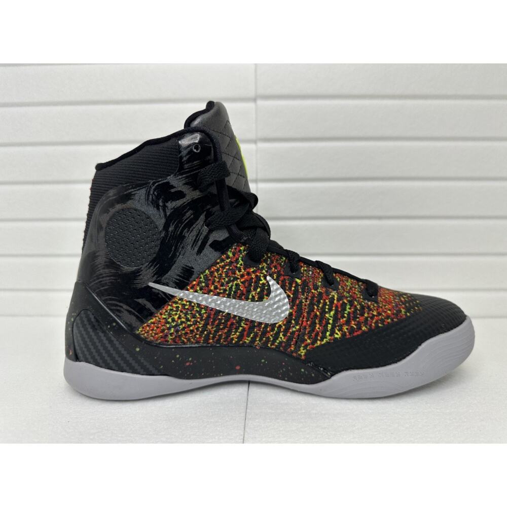 Nike Kobe IX Elite GS Black Basketball Kids Size 6.5Y HJ9446-001 New Authentic